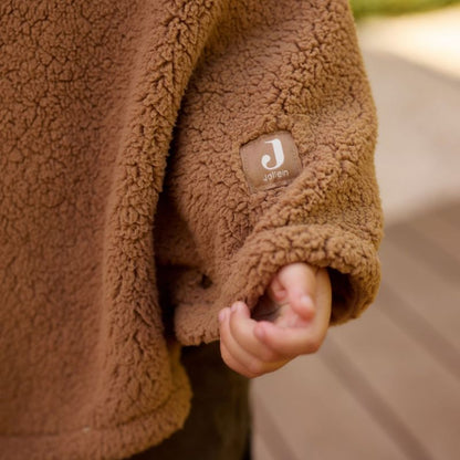 Poncho polaire Teddy Fleece Dark Hazel
