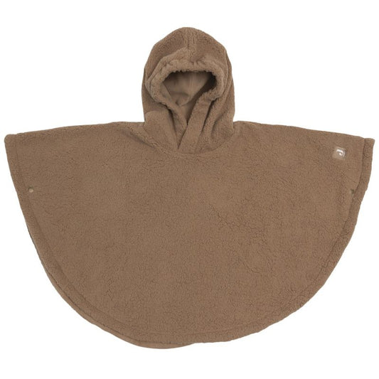 Poncho polaire Teddy Fleece Dark Hazel