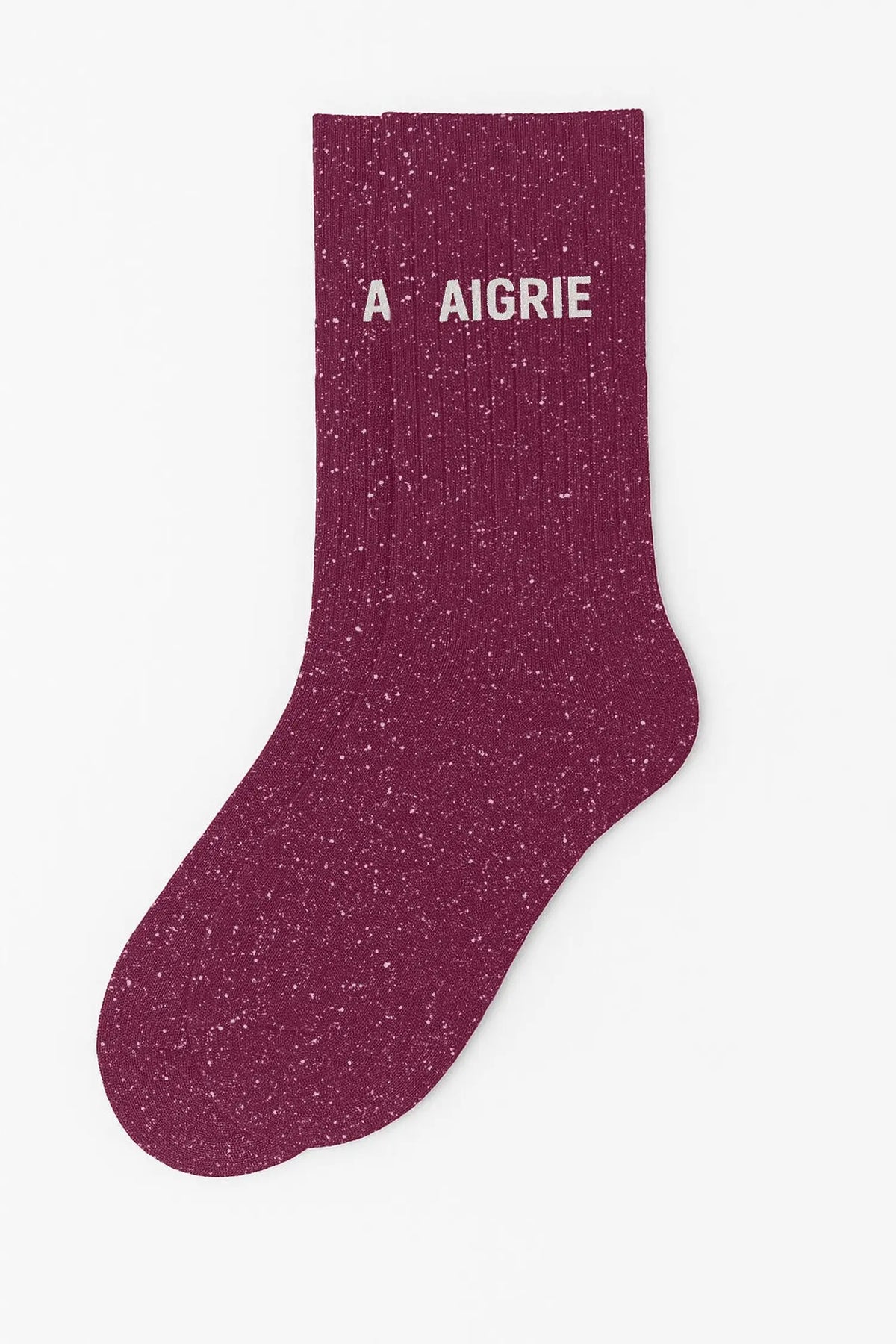 Chaussettes à paillettes - Aigrie violet