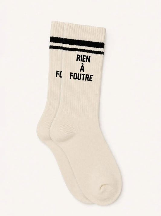 Chaussettes Homme -Rien à foutre Noir