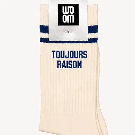 Chaussettes Homme -Toujours raison Marine