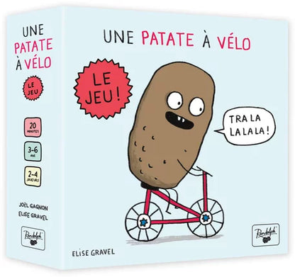 Une patate à vélo