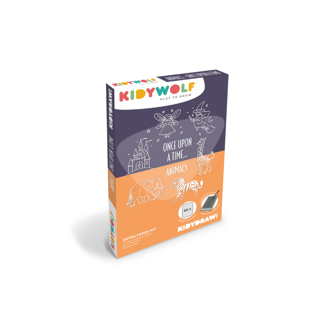 Cartes supplémentaires Kidydraw Mini - Il était une fois et Animaux