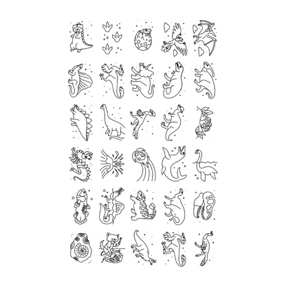 Cartes supplémentaires Kidydraw Mini - Galaxie et Dinosaures