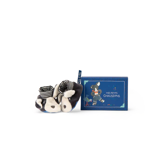 Chaussons chien Puce bleu - Puce & Pilou