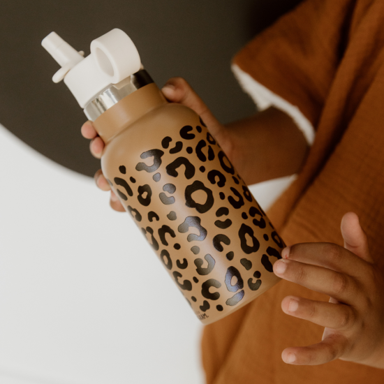Gourde 350 ml - Caramel Léopard