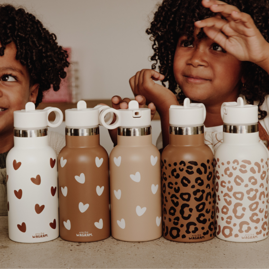 Gourde 350 ml - Caramel Léopard