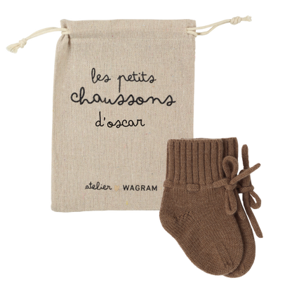 Chaussons Tricotés - Caramel