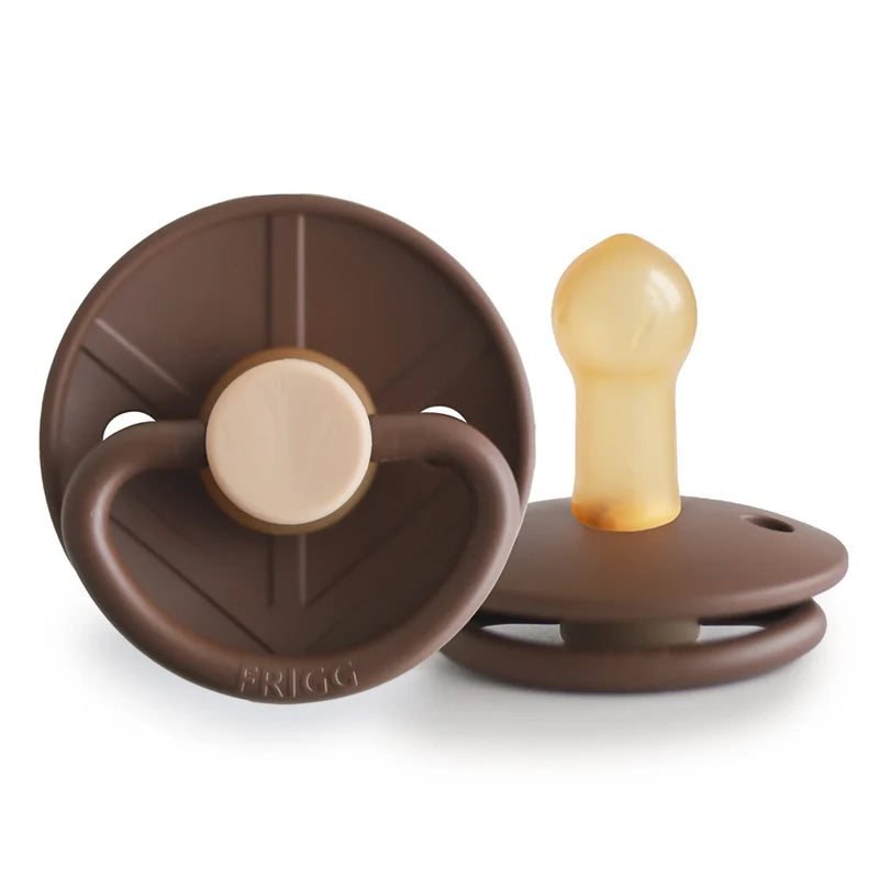 Sucette Little Viking Cocoa- latex Taille 1
