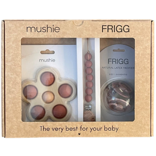 Coffret naissance rose Frigg - Mushie