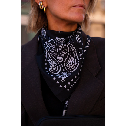 Petit Foulard - Bandana Noir