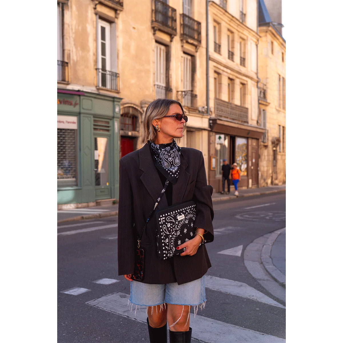 Petit Foulard - Bandana Noir