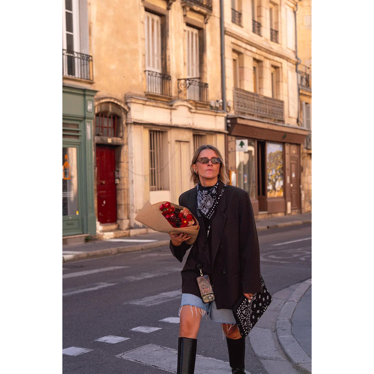Petit Foulard - Bandana Noir