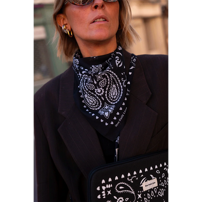 Petit Foulard - Bandana Noir