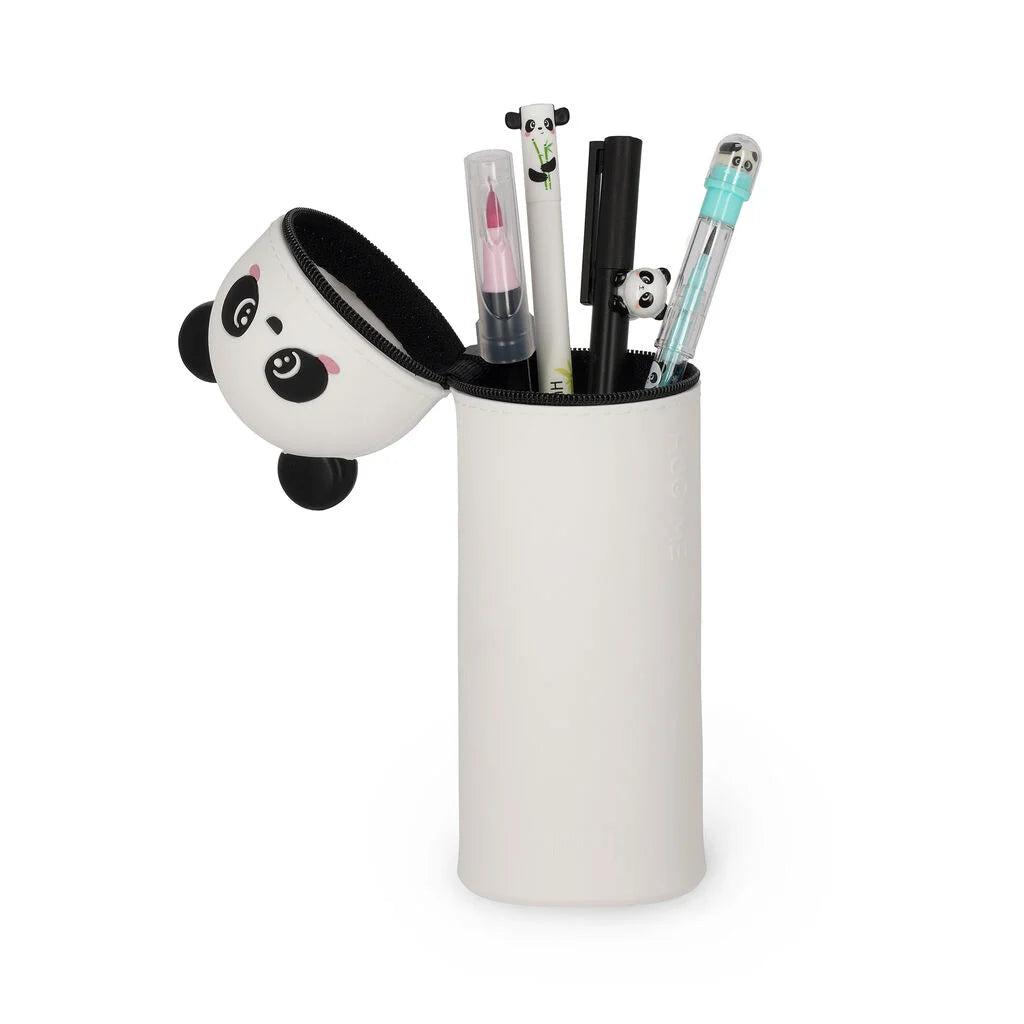 Trousse 2 en 1 en Silicone Panda « Hug Me » - Kawaii