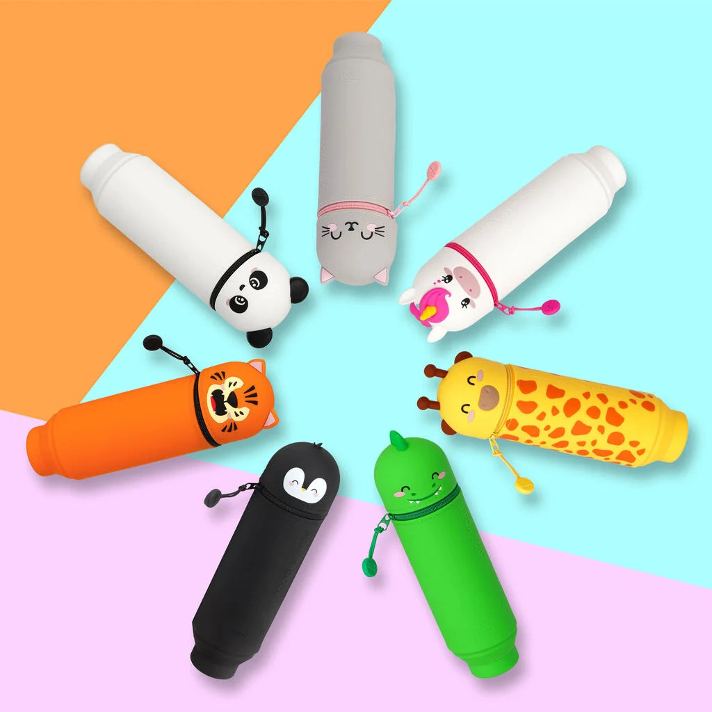 Trousse 2 en 1 en Silicone Panda « Hug Me » - Kawaii