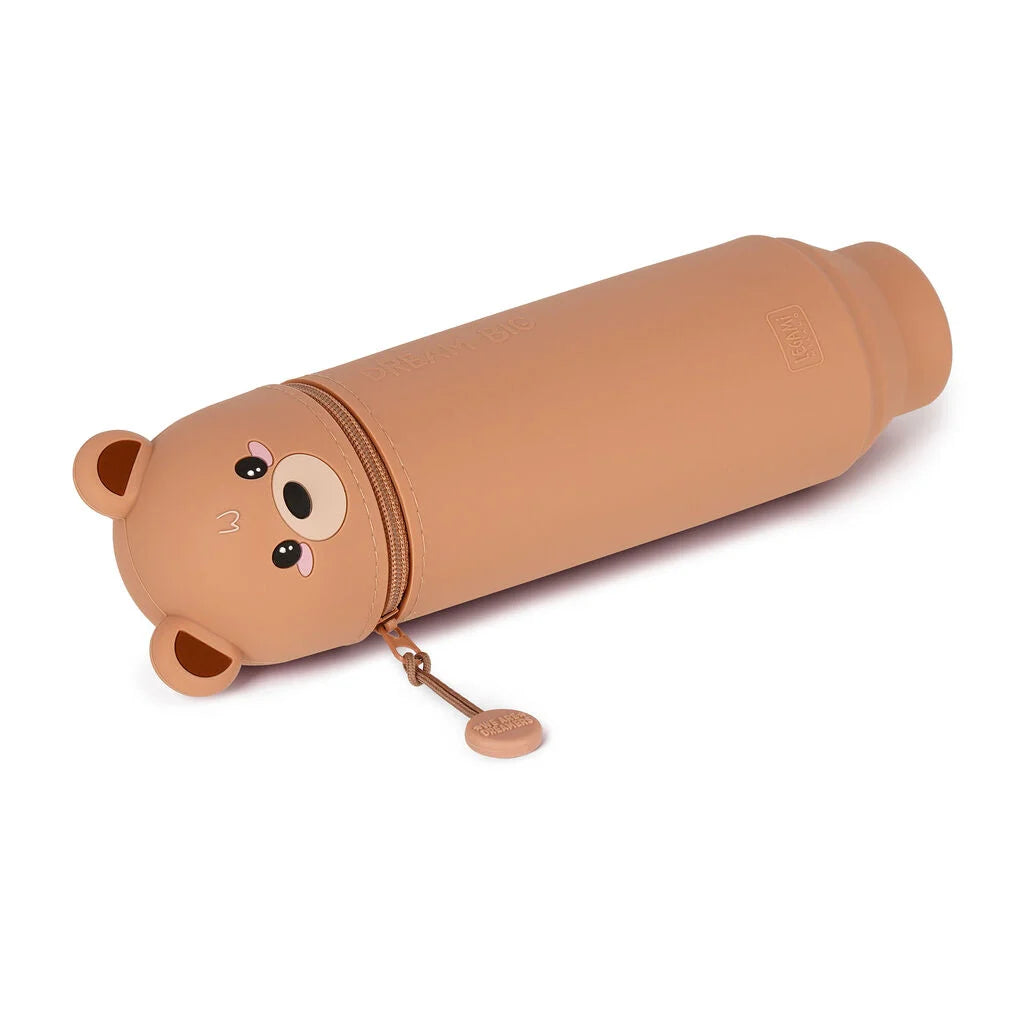 Trousse 2 en 1 en Silicone Teddy Bear  « Hug Me » - Kawaii