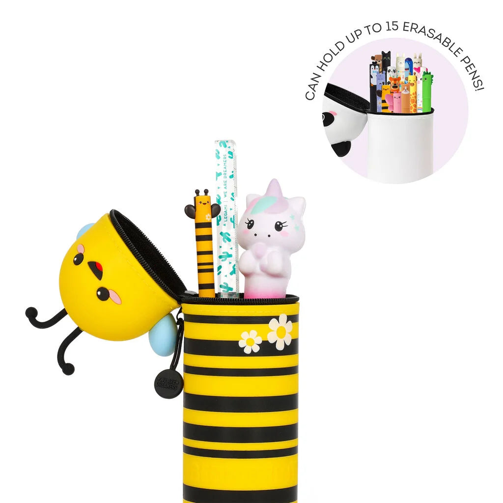 Trousse 2 en 1 en Silicone Abeille « Hug Me » - Kawaii