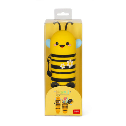 Trousse 2 en 1 en Silicone Abeille « Hug Me » - Kawaii