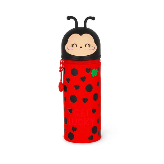Trousse 2 en 1 en Silicone LadyBug  « Hug Me » - Kawaii