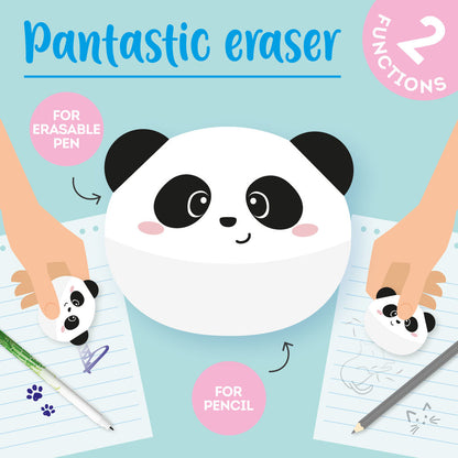 Gomme 2-en-1 pour Stylos et Crayons Panda - Pantastic Eraser
