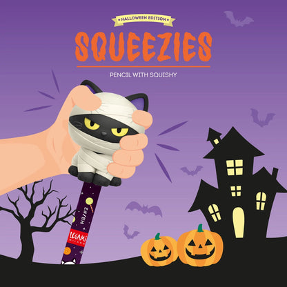 Crayon avec Anti-stress Halloween Mummy Cat « Nine Lives Later » - Squeezies