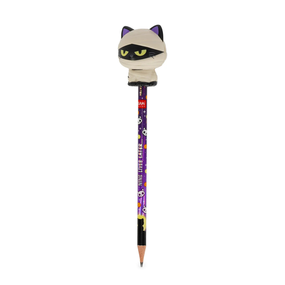 Crayon avec Anti-stress Halloween Mummy Cat « Nine Lives Later » - Squeezies