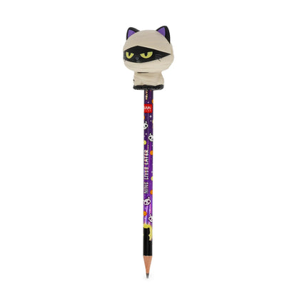 Crayon avec Anti-stress Halloween Mummy Cat « Nine Lives Later » - Squeezies
