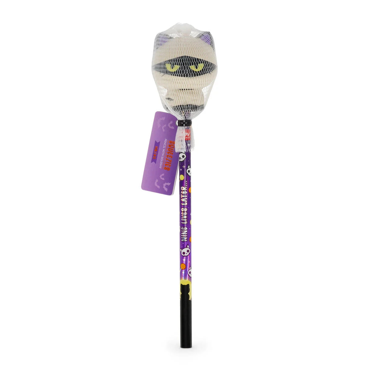 Crayon avec Anti-stress Halloween Mummy Cat « Nine Lives Later » - Squeezies