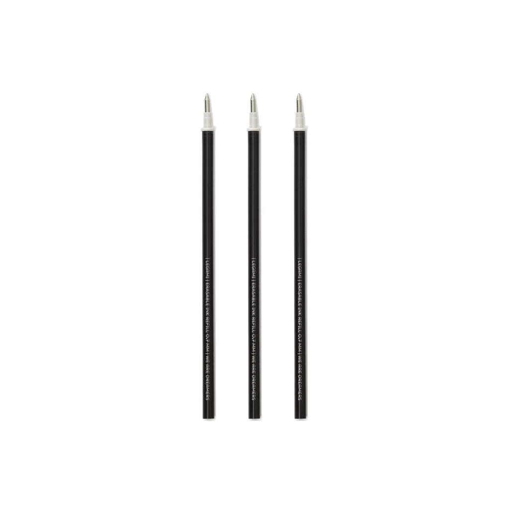 Set de 3 Recharges pour Stylo Effaçable - Encre Noire