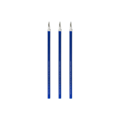 Set de 3 Recharges pour Stylo Effaçable - Encre bleue -