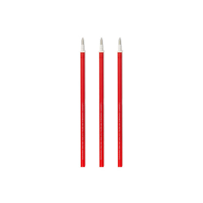 Set de 3 Recharges pour Stylo Effaçable - Encre Rouge