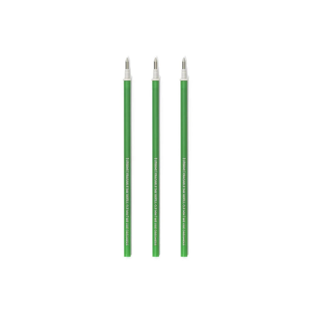 Set de 3 Recharges pour Stylo Effaçable - Encre Verte