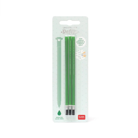 Set de 3 Recharges pour Stylo Effaçable - Encre Verte