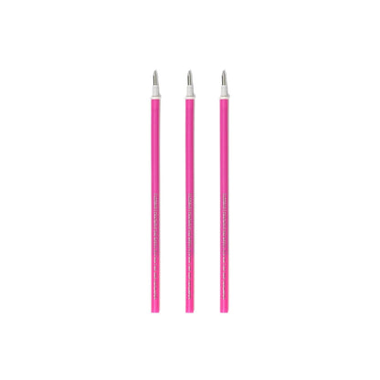 Set de 3 Recharges pour Stylo Effaçable - Encre Rose