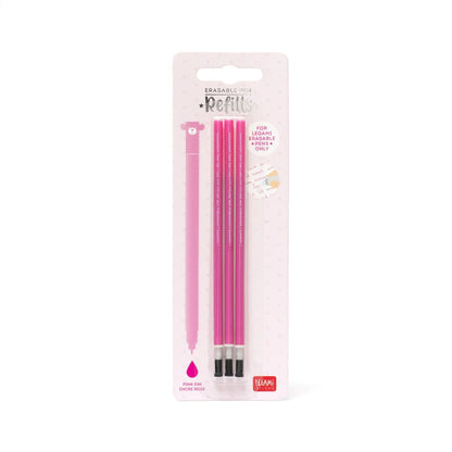 Set de 3 Recharges pour Stylo Effaçable - Encre Rose