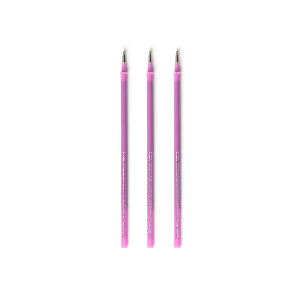 Set de 3 Recharges pour Stylo Effaçable - Encre Violette