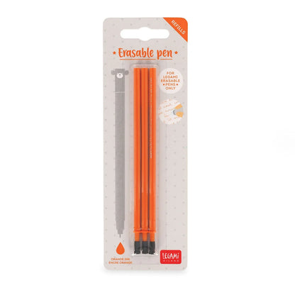 Set de 3 Recharges pour Stylo Effaçable - Encre Orange