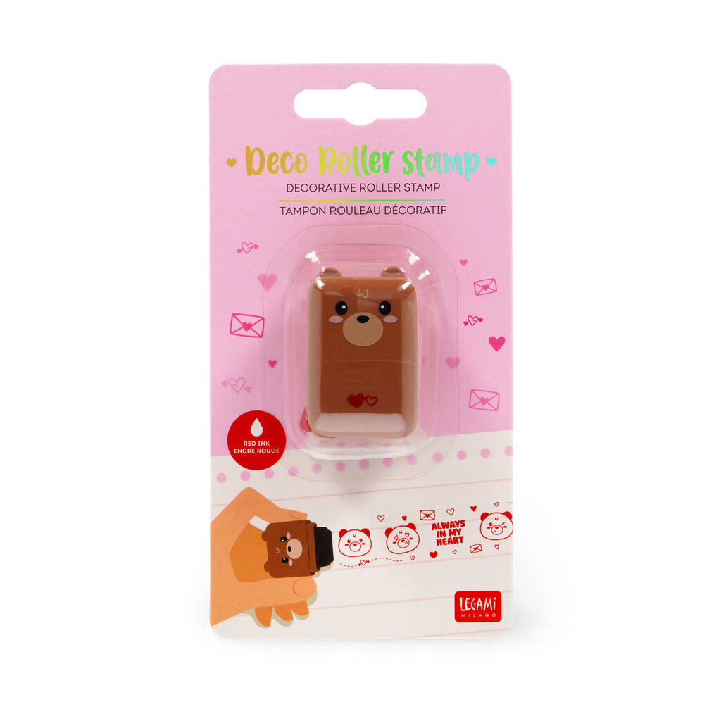 Tampon Rouleau Décoratif - Teddy Bear - Deco Roller Stamp