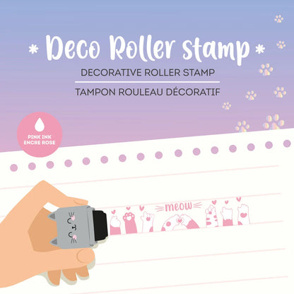 Tampon Rouleau Décoratif - Kitty - Deco Roller Stamp