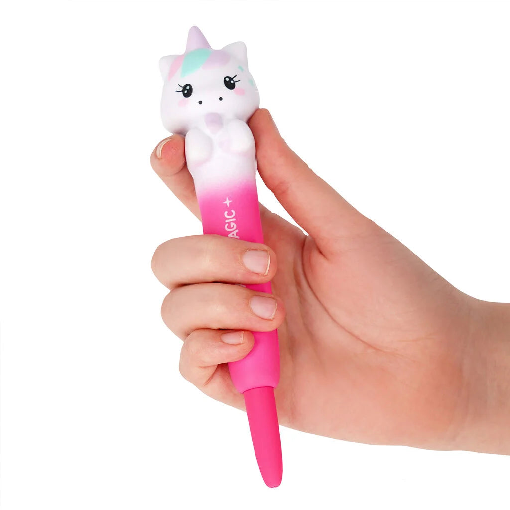 Stylo à Encre Gel Antistress Unicorn - Squeezies