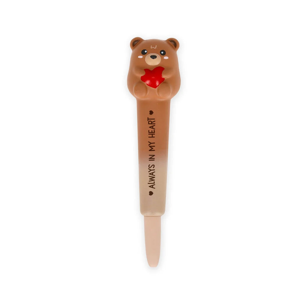 Stylo à Encre Gel Antistress Teddy Bear « Always In My Heart » - Squeezies