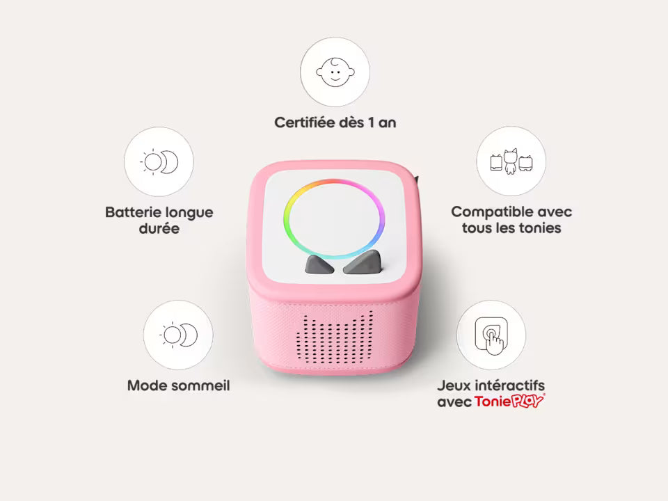 Mon Premier Coffret Toniebox 2 - Rose fleur