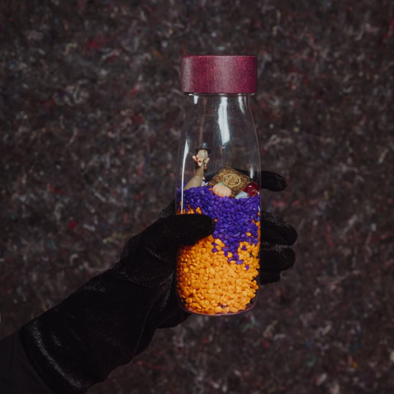Bouteille sensorielle - Halloween
