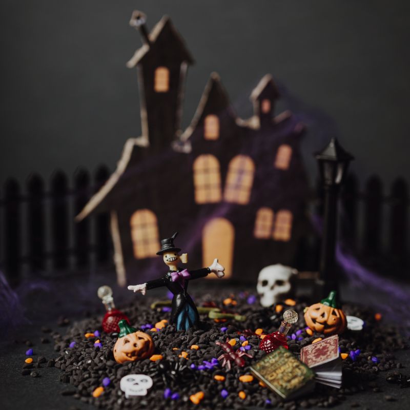 Bouteille sensorielle - Halloween