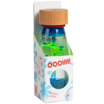 Bouteille sensorielle Spirale Bleu