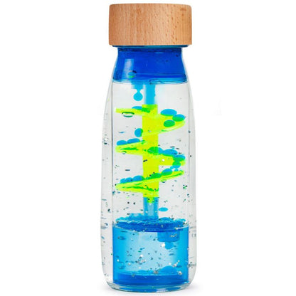 Bouteille sensorielle Spirale Bleu