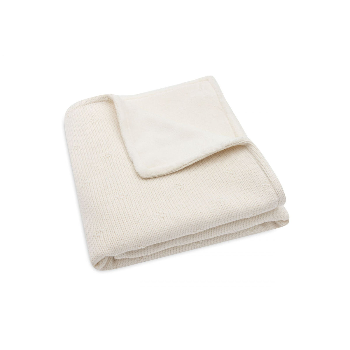 Couverture - Cosy Knit - Ivory/Velvet - 75x100