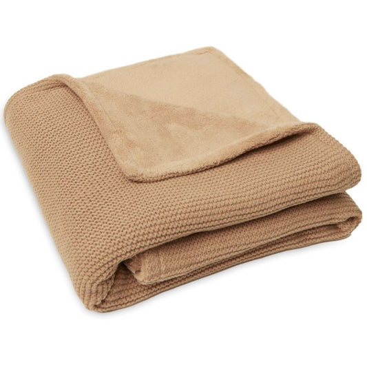 Couverture - Basic Knit - Fleece velours biscuit