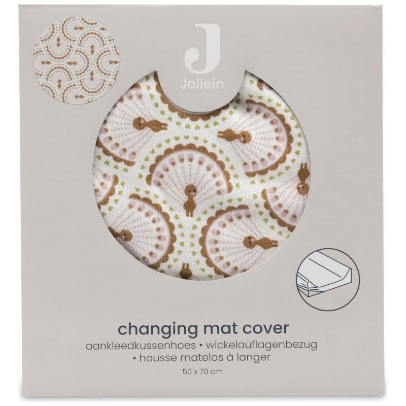Housse de matelas à langer  jersey - Soft Plumes